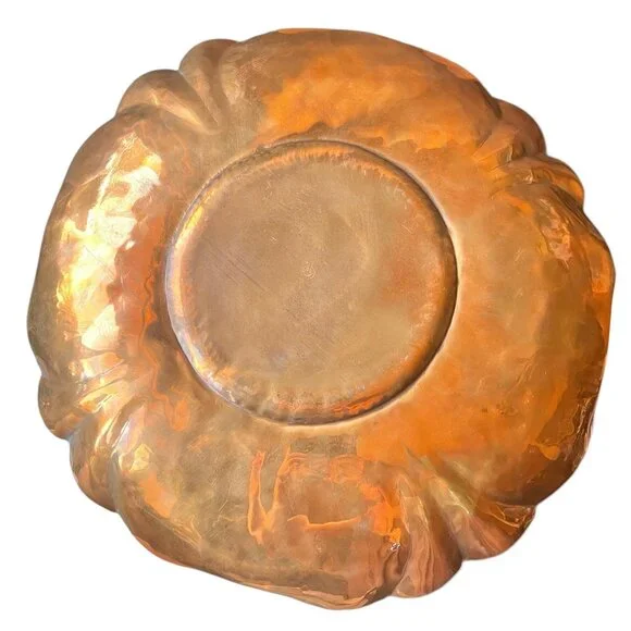 Vermont CCV Hand-Hammered Copper Decorative Plate 507 VTG 13” D French Country - Picture 4 of 6